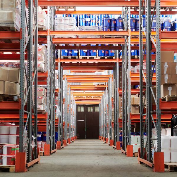 Seamless epoxy flooring in a busy storeroom, prepped and installed by Epoxy Flooring Guys Melbourne for long-term use.