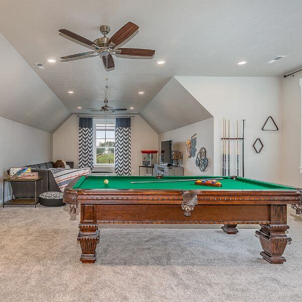 Spacious rumpus room with epoxy flooring installed by Epoxy Flooring Guys Melbourne. A durable surface ideal for gatherings and daily use.